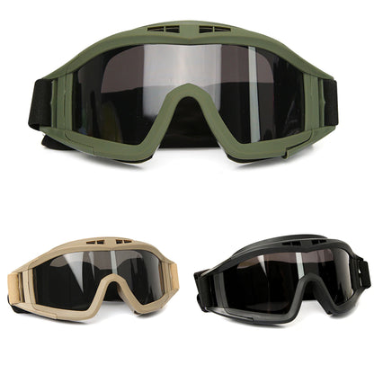 Tactical Goggles 3 Lens 