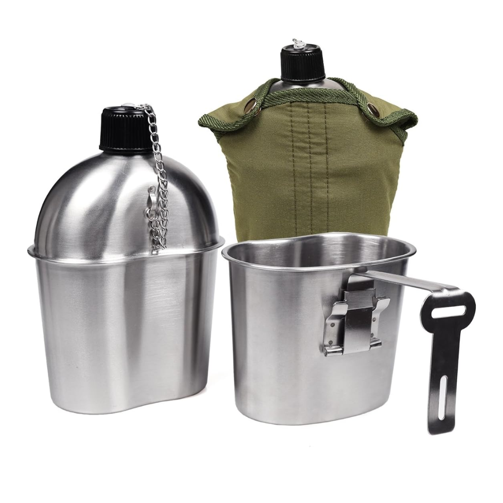 Stainless Steel WWII US Army Canteen – Tor