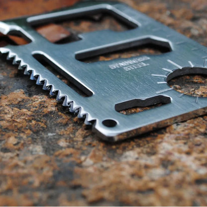 Pocket Tool Credit Card 11 in 1 Survival Multi-Tool 