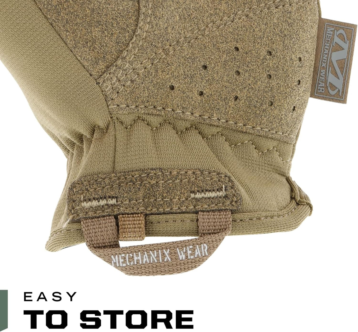 Mechanix Fastfit Tactical Work Gloves - Elastic Cuff, Flexible Grip, Touchscreen Capable, Durable - for Men, Brown, Large