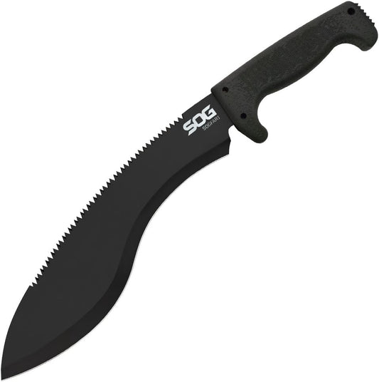 SOG 12" Hardcased Black Kukri Machete 